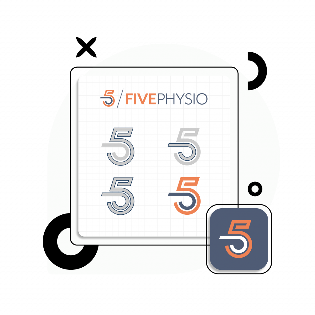 Five Physio logo design